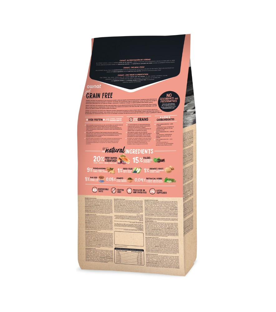 OWNAT GF JUST SALMON&SEAFOOD (DOG) - Imagen 4